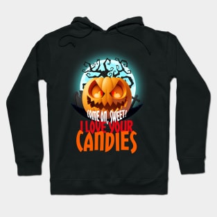 Moonlit Pumpkin Halloween Hoodie